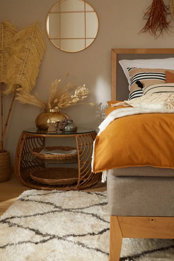 Hochflorteppich FLOKI MARROKKO 60 x 90 cm beige