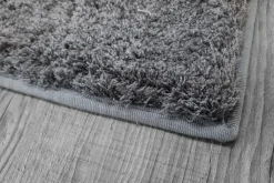 Hochflorteppich SALERNO 67 x 130 cm grau