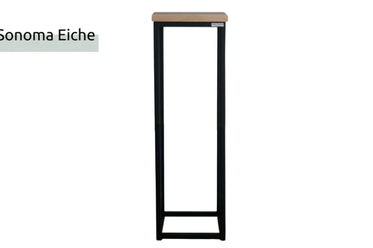 holz4home Blumenständer 21 x 70 cm Sonoma Eiche