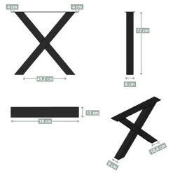 holz4home Esstisch 200 x 100 cm Eiche massiv mit Baumkante