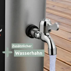 holz4home Gartendusche SOLAR 38 Liter