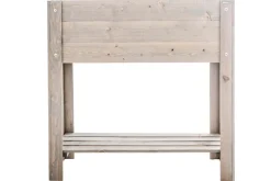 holz4home Hochbeet 80 x 37 cm grauweiß