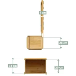 holz4home Pflanzkasten SPALIER 98 x 34 cm Kiefernholz