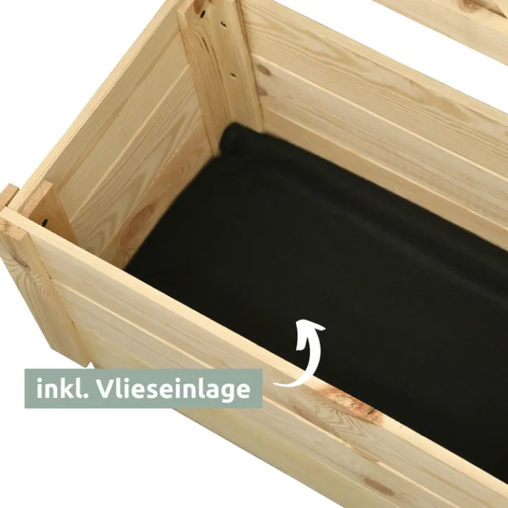 holz4home Pflanzkasten SPALIER 98 x 34 cm Kiefernholz