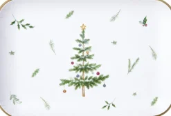 ihr Tablett FESTIVE HOLIDAYS Holz 20 x 13 x 15 cm Grün