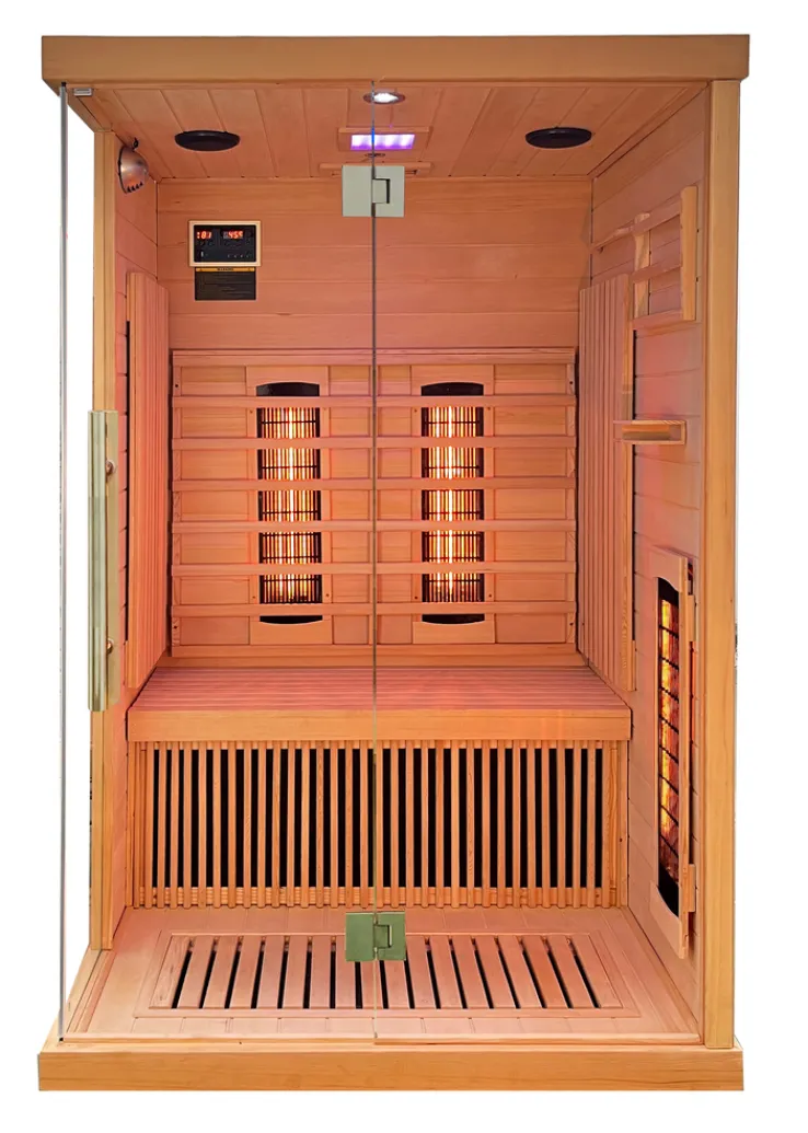 Infrarotsauna SUNRISE M 120x190x105 cm braun
