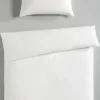 INSPIRATION HOME Musselin-Bettwäsche 135 x 200 cm weiß