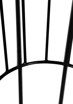 INTERhome Beistelltisch CHUCK Marmor Ø 30 cm Höhe 56 cm Marmor-Dekor Weiß