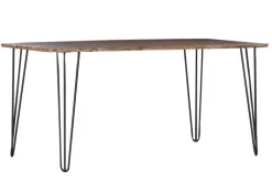 INTERhome Esstisch GRAHAM 140 x 90 cm Akazie massiv/schwarz