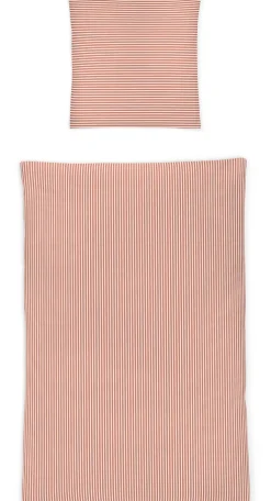 irisette Mako-Satin-Bettwäsche NOVA 135 x 200 cm orange