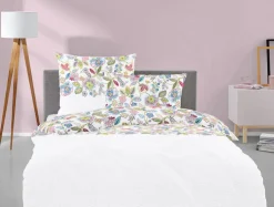 irisette Mako-Satin-Bettwäsche CORADO 135 x 200 cm mehrfarbig