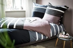 J.D. by janine J. D. Janine Mako-Satin-Bettwäsche 135 x 200 cm braun/schwarz