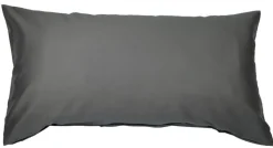 janine Mako-Satin-Kissenhülle COLORS 40 x 80 cm anthrazit