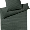 JOOP! Flanell-Bettwäsche MESH 135 x 200 cm grün