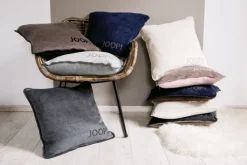 JOOP! Kissenhülle UNI DOUBLEFACE 50 x 50 cm grau