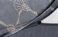 JOOP! Mako-Satin-Wende-Bettwäsche CORNFLOWER GRADIANT 135 x 200 cm grau