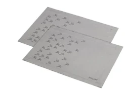 JOOP! Platzset FADED CORNFLOWER 2er Set platin