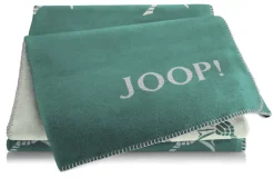 JOOP! Wohndecke FADED CF 150 x 200 cm grün/hellgrau