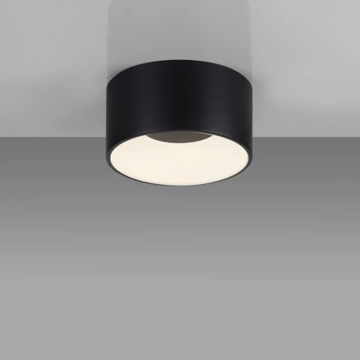 JUST LIGHT LED Deckenlampe TANIKA 16 cm schwarz