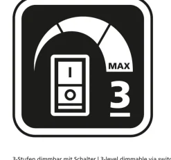 JUST LIGHT LED Deckenlampe RITUS 58 cm alufarbig