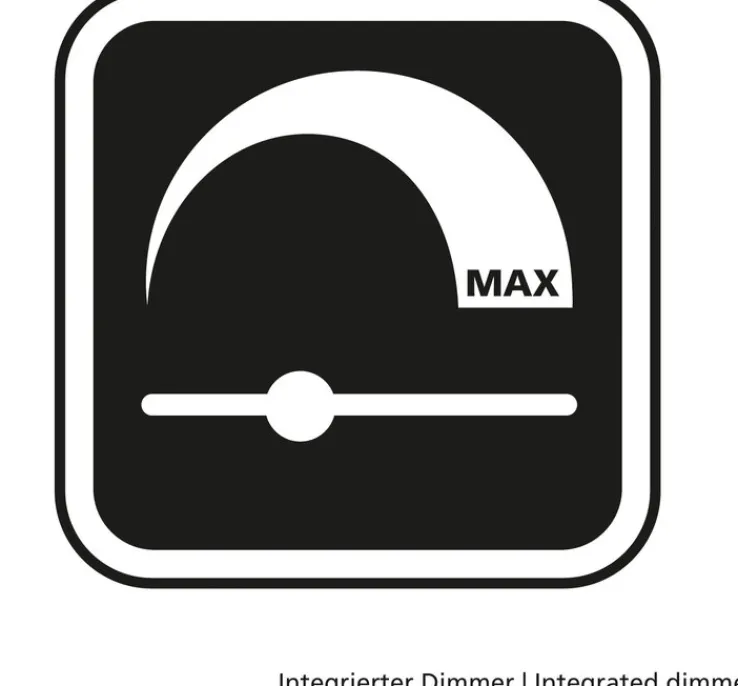 JUST LIGHT LED Deckenlampe MARIA 24,5 x 61 cm schwarz