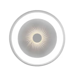 JUST LIGHT LED Deckenlampe VERTIGO 46 cm weiß