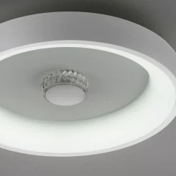 JUST LIGHT LED Deckenlampe VERTIGO 46 cm weiß