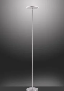 JUST LIGHT LED Stehlampe HANS 181 cm stahlfarbig
