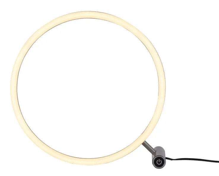 JUST LIGHT LED Tischlampe RITUS 28 cm alufarbig