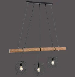 JUST LIGHT Retrofit Pendellampe EDGAR 3-flg