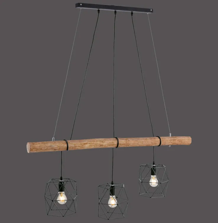 JUST LIGHT Retrofit Pendellampe EDGAR 3-flg