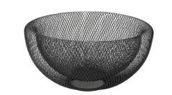 JUSTINUS Obstkorb 29,5 cm schwarz