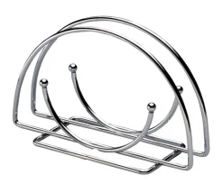 JUSTINUS Serviettenhalter LIFESTYLE 17 cm Edelstahl silberfarbig