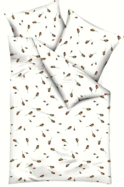 kaeppel Satin-Bettwäsche ROSENKNOSPEN 135 x 200 cm mehrfarbig