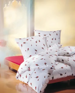kaeppel Satin-Bettwäsche ROSENKNOSPEN 135 x 200 cm mehrfarbig