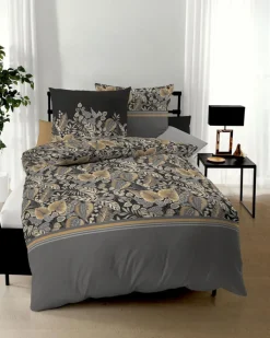 kaeppel Satin-Bettwäsche TIKA 155 x 220 cm schwarz