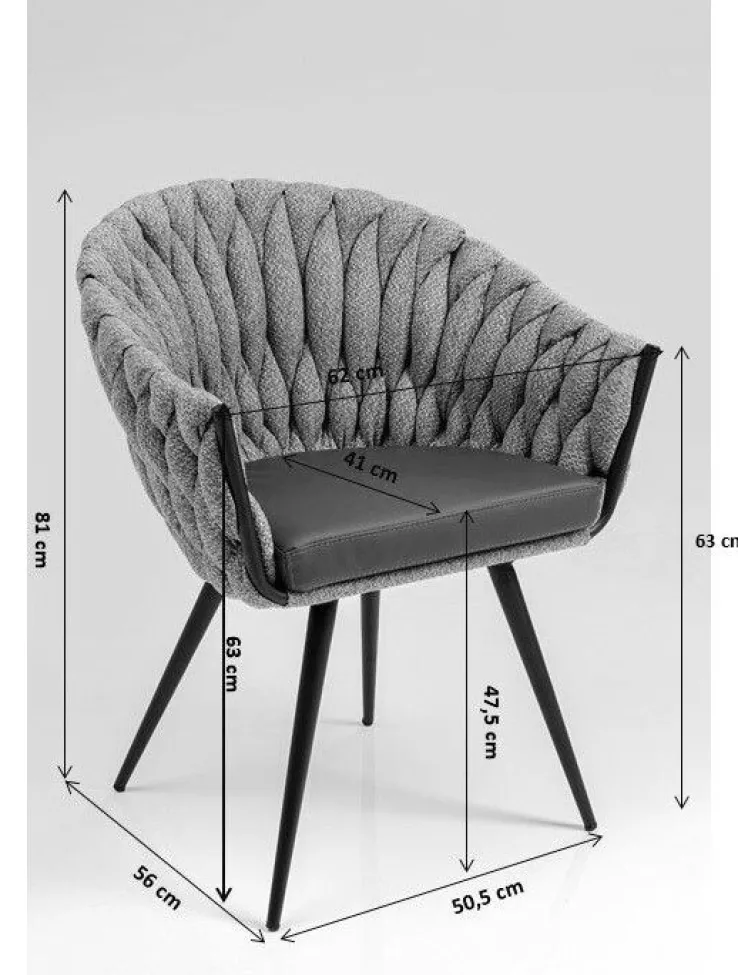 KARE DESIGN Armlehnenstuhl 2er Set rosa