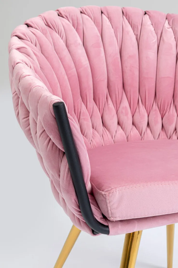 KARE DESIGN Armlehnenstuhl 2er Set rosa
