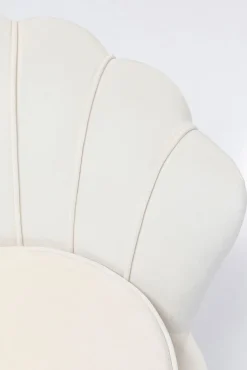 KARE DESIGN Cocktailsessel WATER LILY cremeweiß