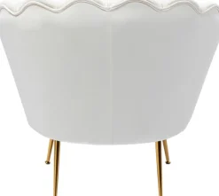 KARE DESIGN Cocktailsessel WATER LILY cremeweiß