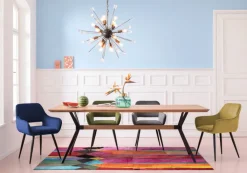 KARE DESIGN Esszimmerstuhl SAN FRANCISCO 2er Set dunkelgrün