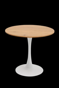 KARE DESIGN Tisch SCHICKERIA 80 x 80 cm braun/weiß