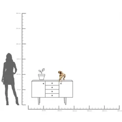 KARE DESIGN Tischleuchte ANIMAL OCTOPUS 25 x 34 cm goldfarbig