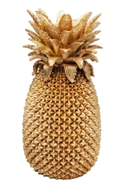 KARE DESIGN Vase PINEAPPLE 25 x 25 x 50 cm Metall goldfarbig