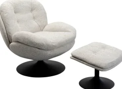 KARE DESIGN Kare Drehsessel + Hocker Stanford