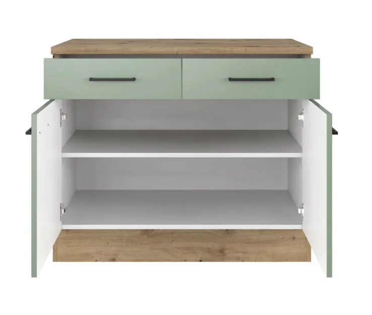 QUARTIER Küche Unterschrank Fiona 85 cm Eiche