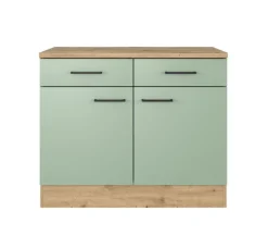 QUARTIER Küche Unterschrank Fiona 85 cm Eiche