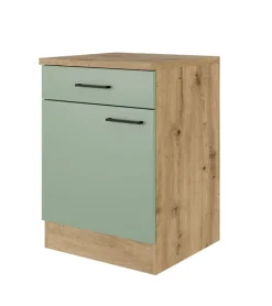 QUARTIER Küche Unterschrank Fiona 85 cm Eiche