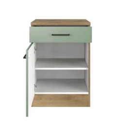 QUARTIER Küche Unterschrank Fiona 85 cm Eiche