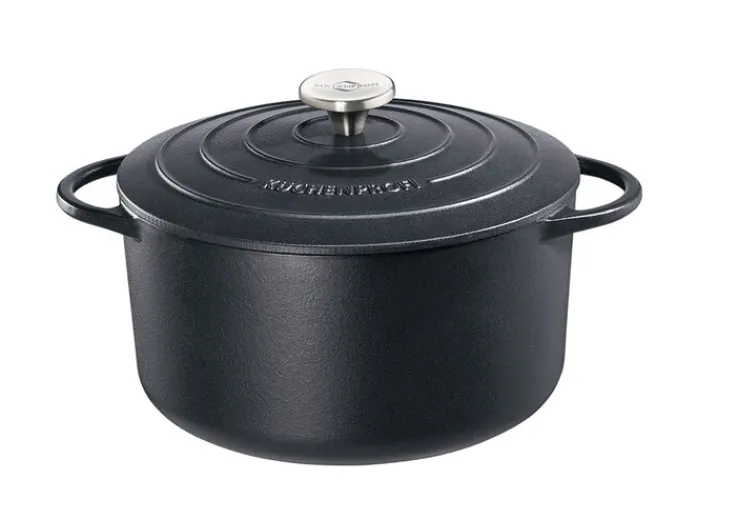 KÜCHENPROFI Bratentopf mit Deckel 24 cm schwarz